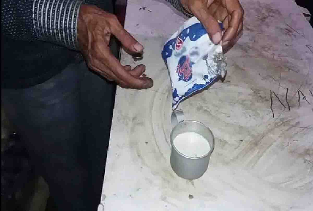 dead rat in milk packet