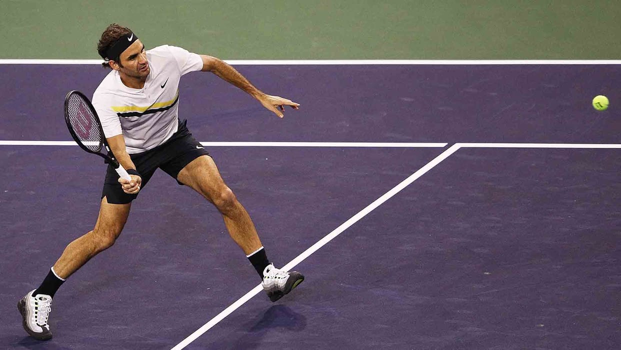 Roger federer defeats jeremy chardy in atp indian wells and enters in quarter final