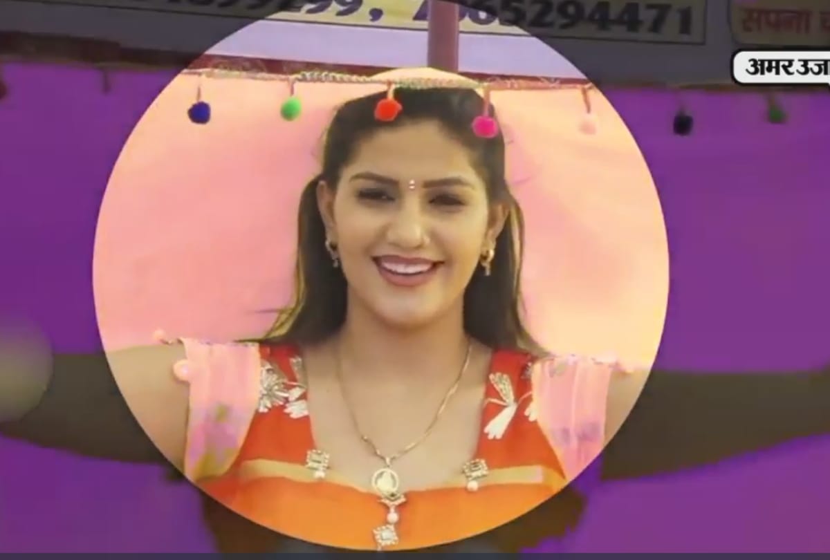 sapna choudhary hides her face during a dance and her video goes viral