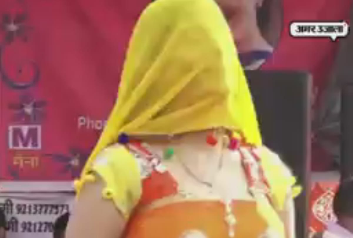 sapna choudhary hides her face during a dance and her video goes viral
