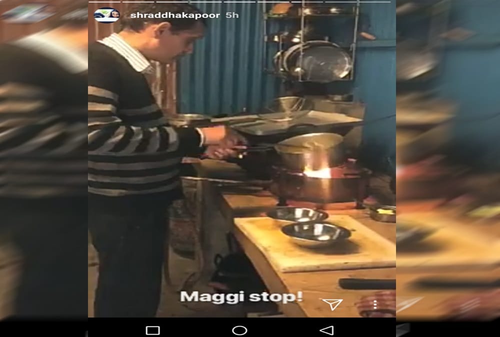 shraddha kapoor eat maggi in mussoorie