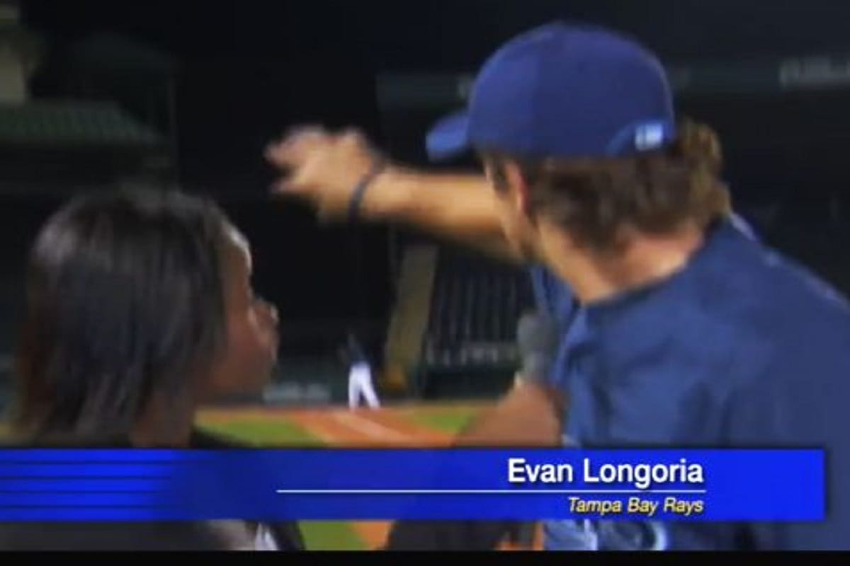 Evan longorias get the best catch ever in history