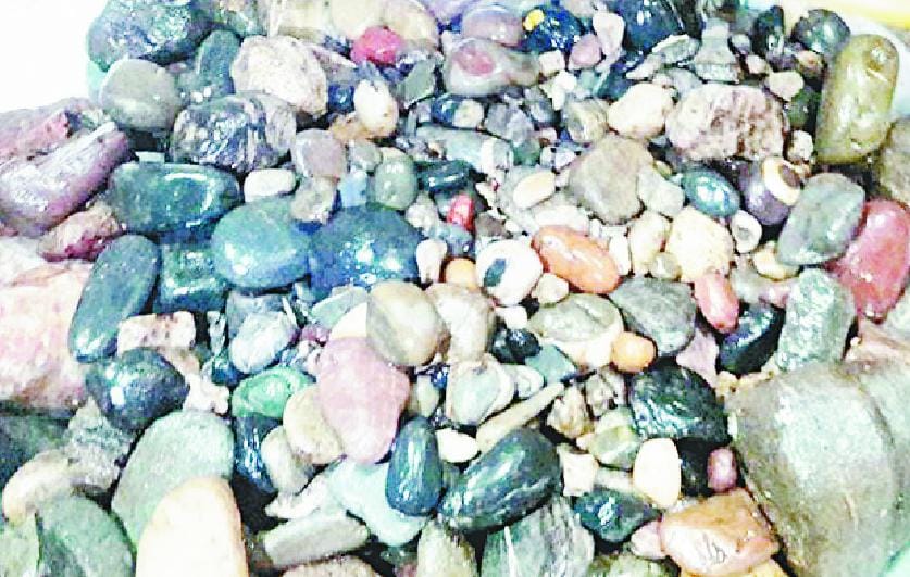 सिमस शारदा माता की पिंडी को संवारा