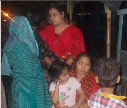 dozen house burnt by in Panditpurva