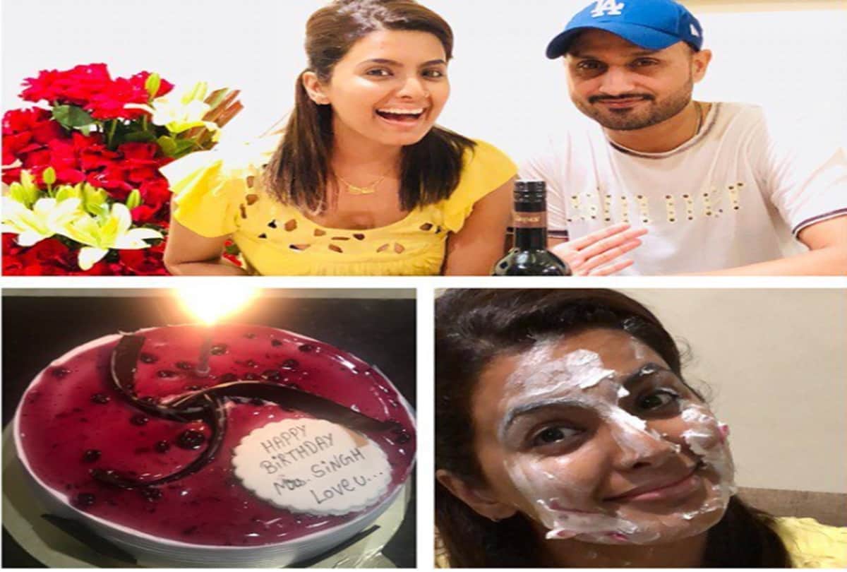 How Harbhajan Singh celebrated wife Geeta Basra birthday special