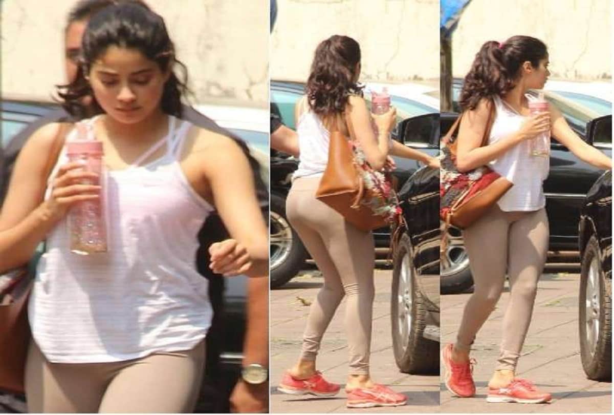 sridevi's daughter janhvi kapoor gym photo viral on social media 
