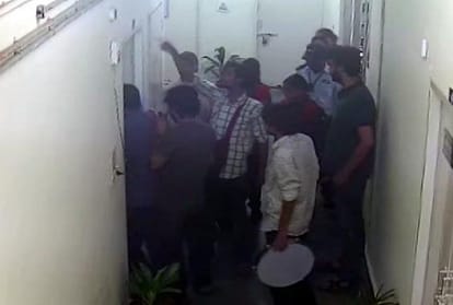 DELHI: JNU dean of students Umesh Kadam alleges attack by student union members