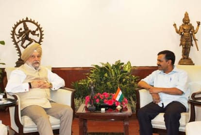 arvind kejriwal and hardeep singh puri are tensed for delhi metro fare