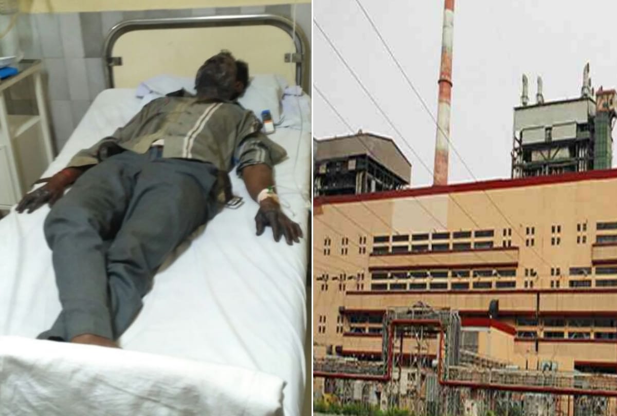 Blast in NTPC unchahar, worker injured  
