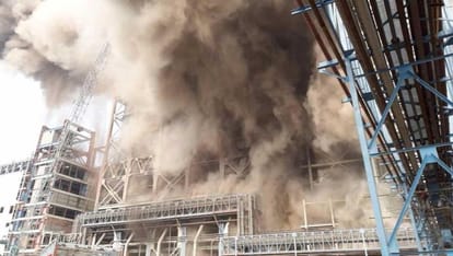 Blast in NTPC unchahar, worker injured  