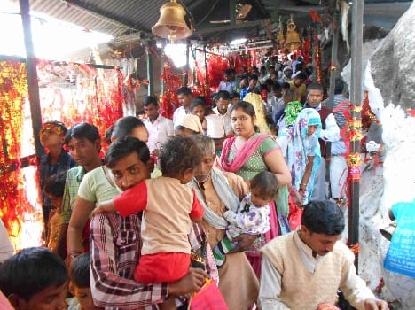 Devotees come in purnagiri mela before chaitra navratri 2018