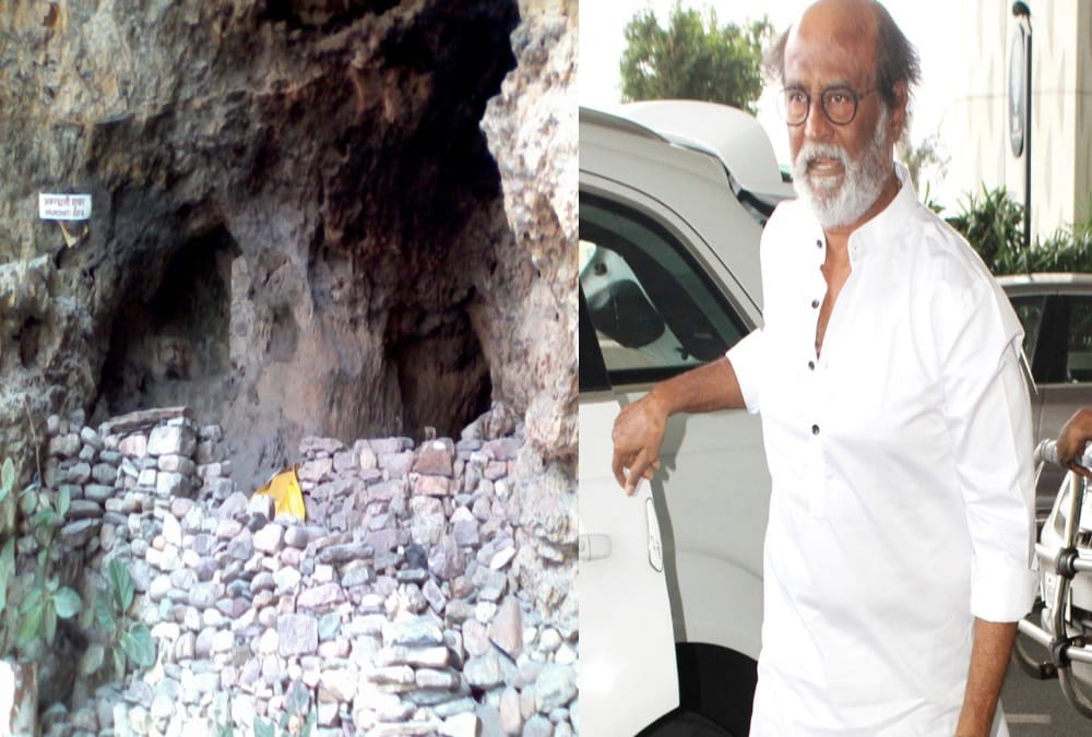 superstar rajinikanth goes to cave for meditation
