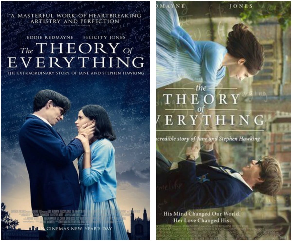 film 'the theory of everything' shows every aspect of stephen hawkin's life