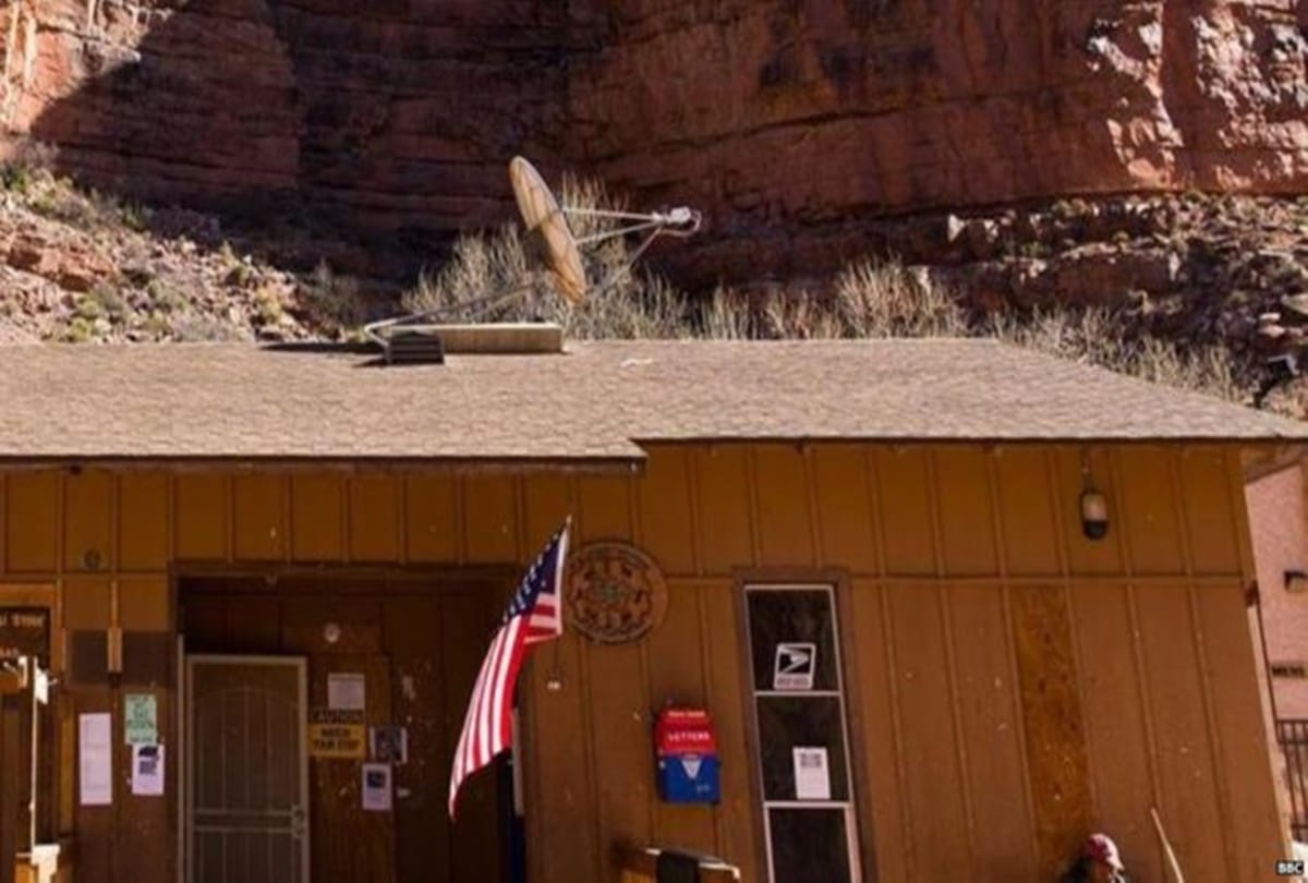 this village is Three thousand feet below in America