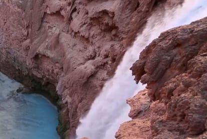 this village is Three thousand feet below in America