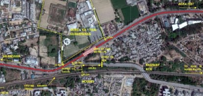 agra metro construction will not be allowed due to monuments