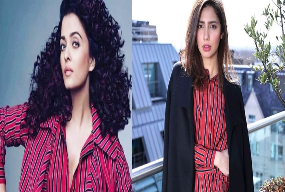 Aishwarya Rai Bachchan and Mahira Khan gave photo shoot in same dress