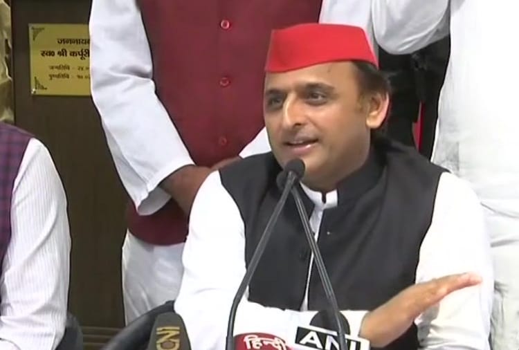 press conference of Akhilesh Yadav on the victory of gorakhpur and phulpur bypoll