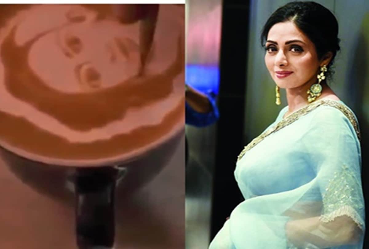 tribute to sridevi by istanbul coffee maker Anupam Kher tweets