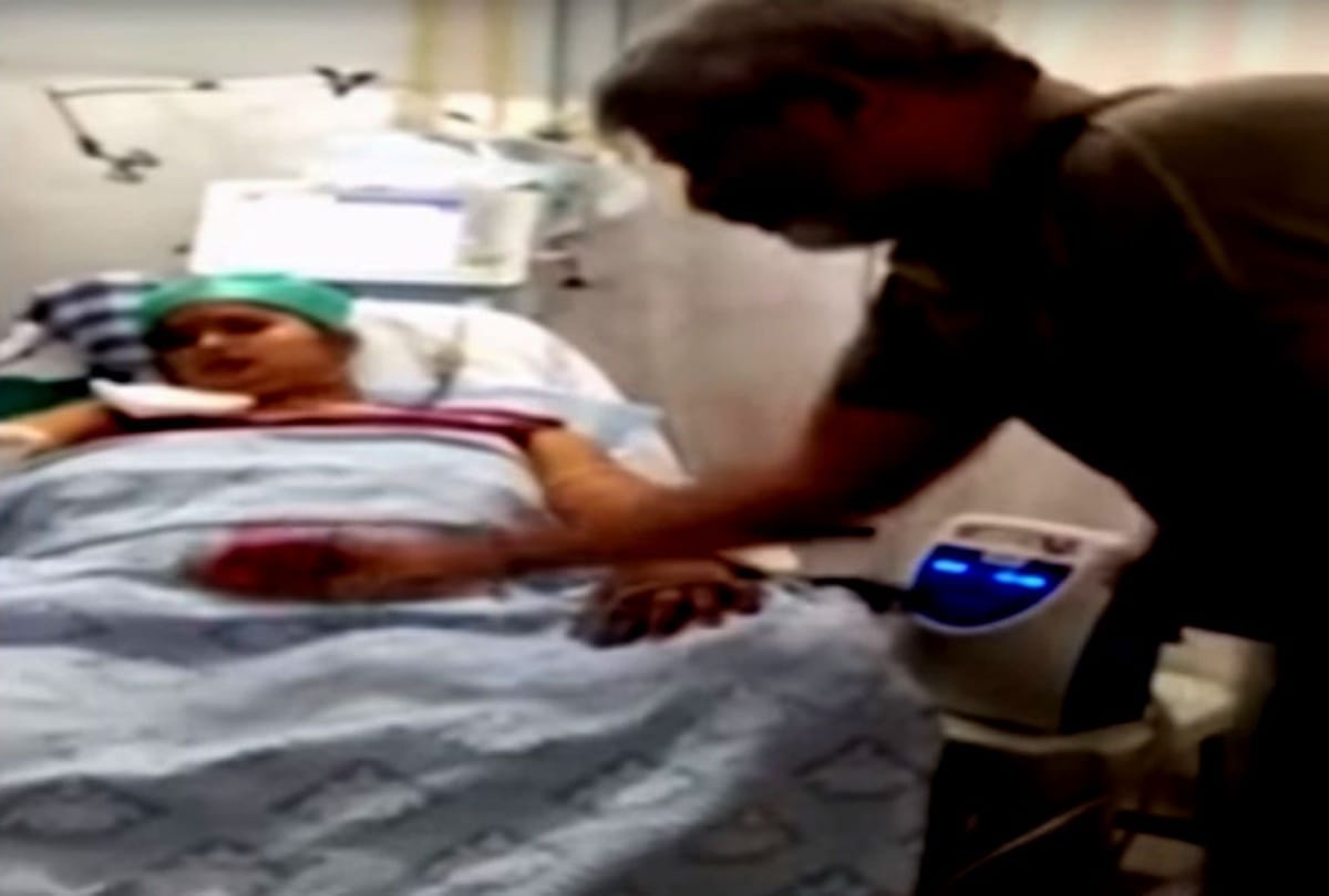 Doctor called godmans for patient treatment in ICU at Pune