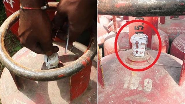 change in lpg gas cylinder refilling