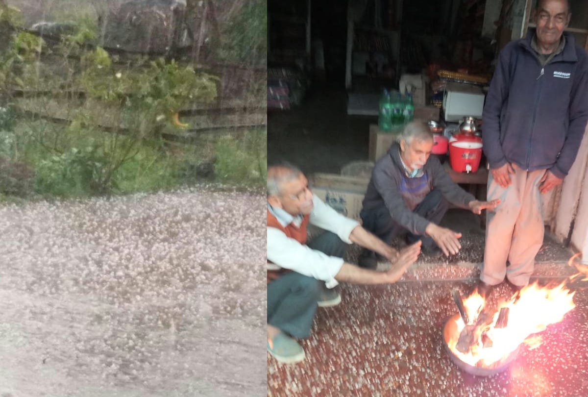 Fresh Snowfall Rain and Hailstorm in Himachal Pradesh