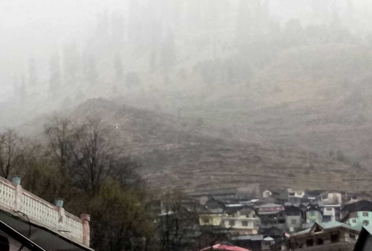 Fresh Snowfall Rain and Hailstorm in Himachal Pradesh