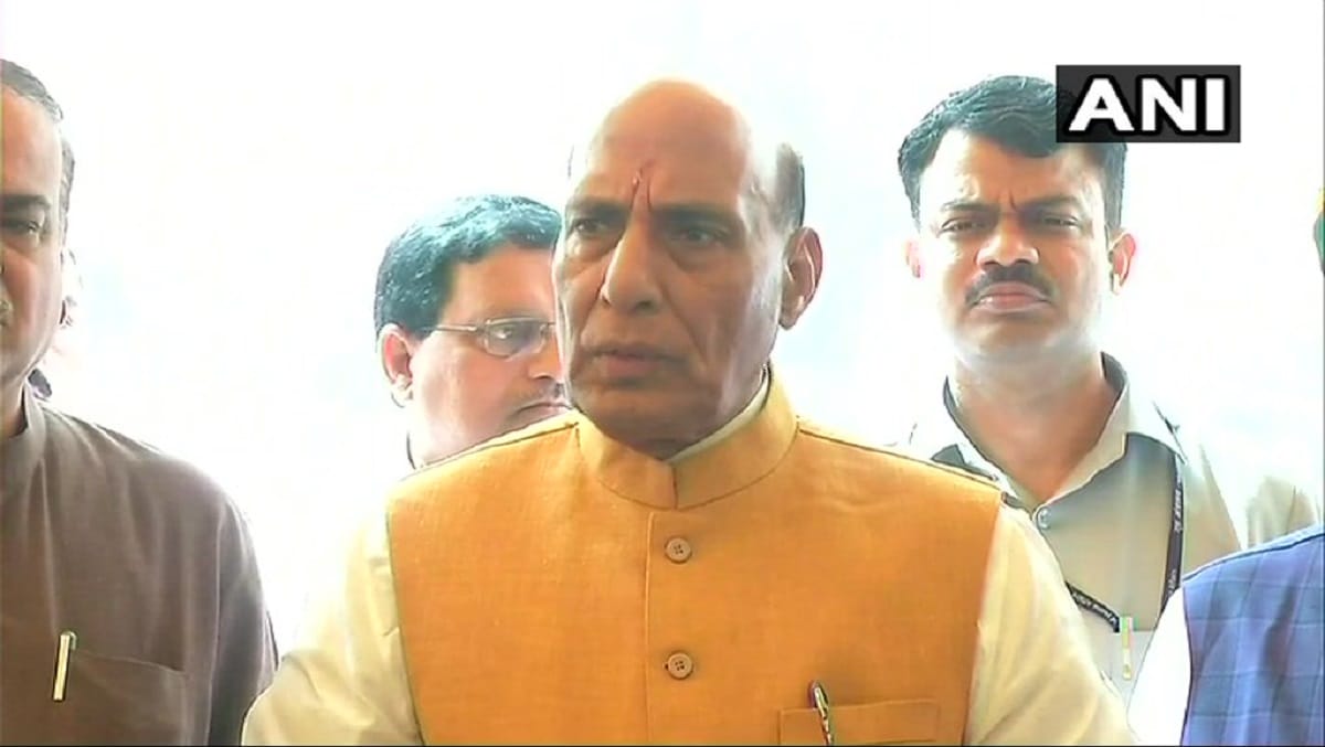 Rajnath Singh Said, Government is ready to discuss any issue on which opposition wants debate