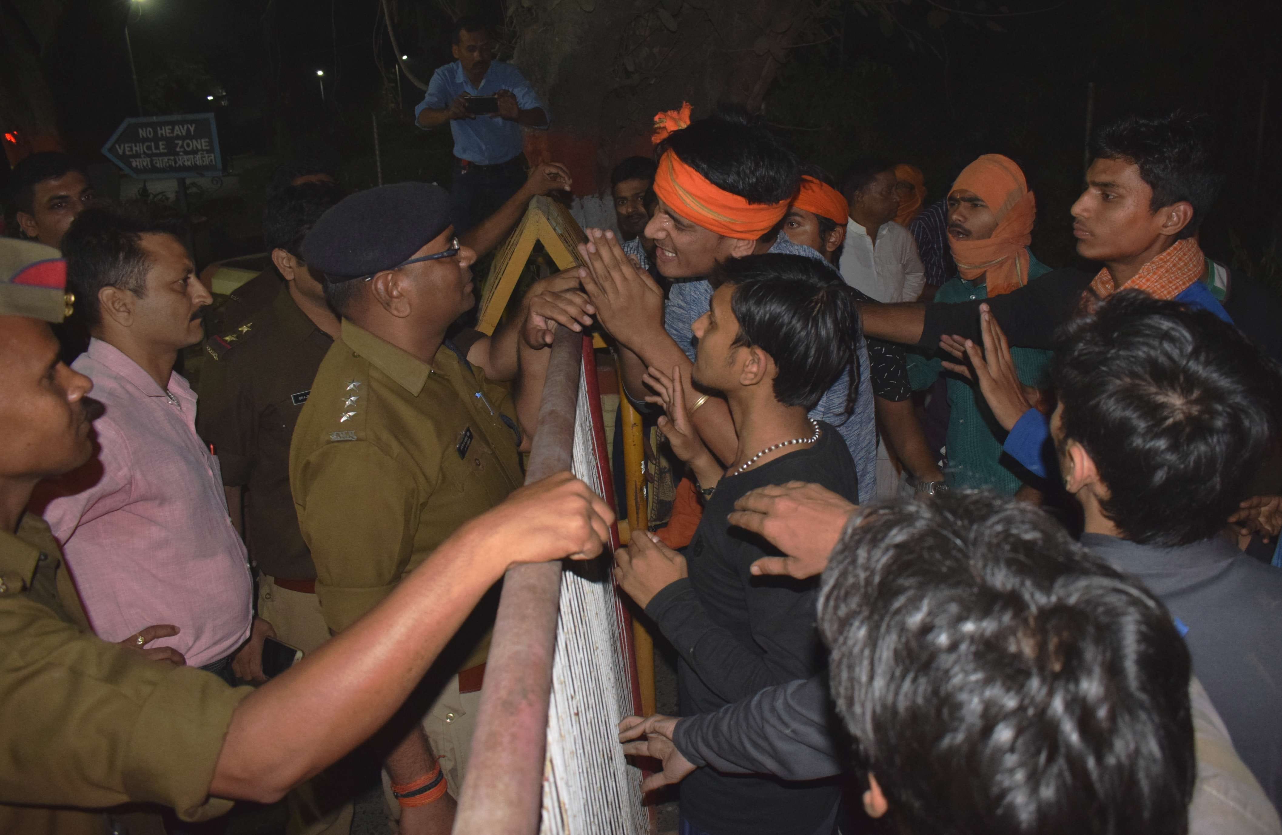 BHU student outrage and protest against chief proctor
