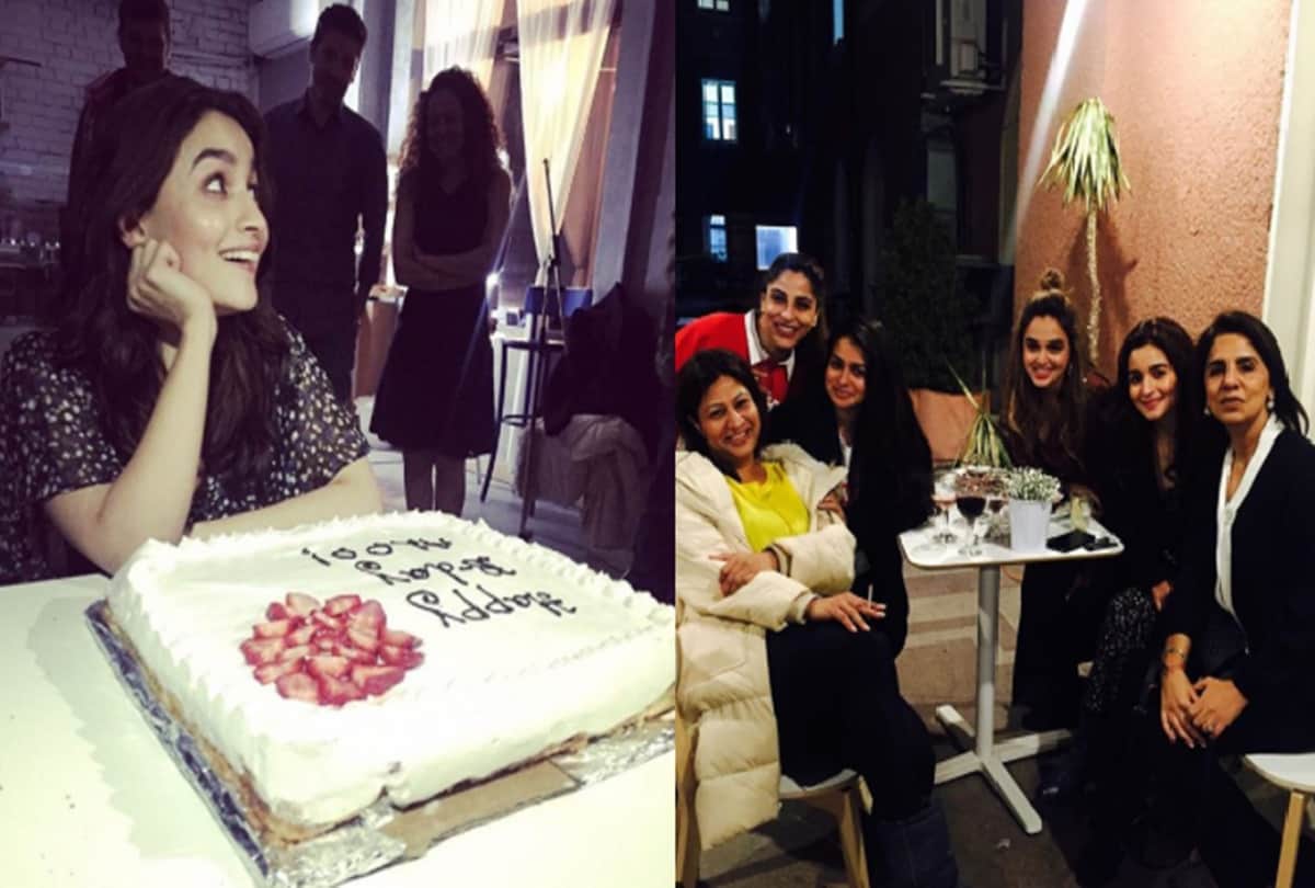 Alia Bhatt birthday pics with Ranbirs mom Neetu Kapoor and Brahmastra team