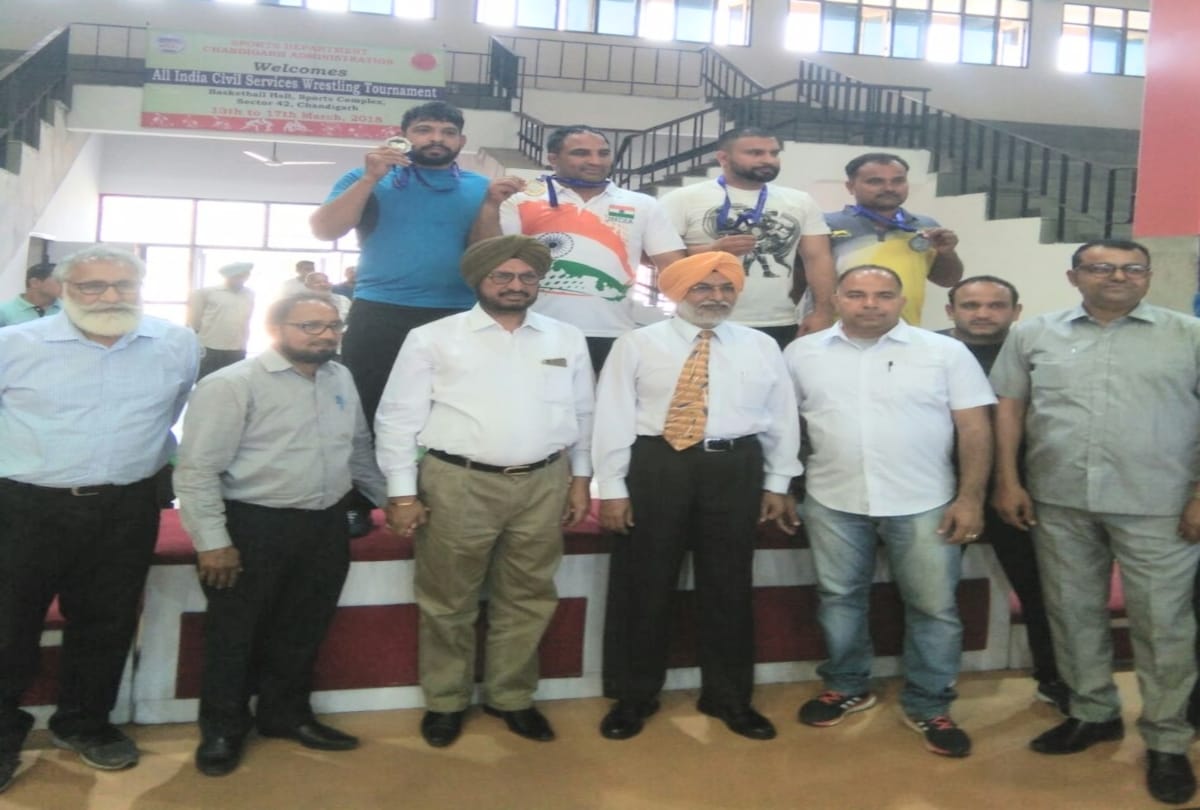  himachal wrestler won gold in civil services wrestling tournament