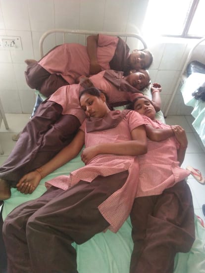 etah kasturba schoolgirls ill with food poisoning