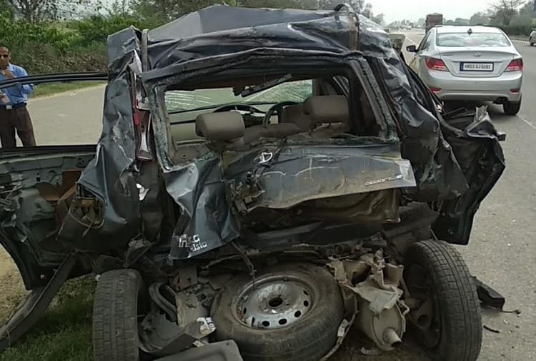 husband died in chandigarh pgi, wife and sister died in road accident in karnal