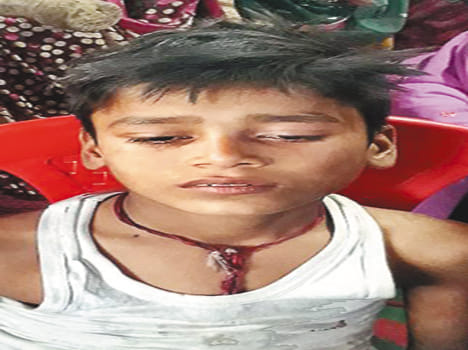 Kidnapped kid found in bad condition