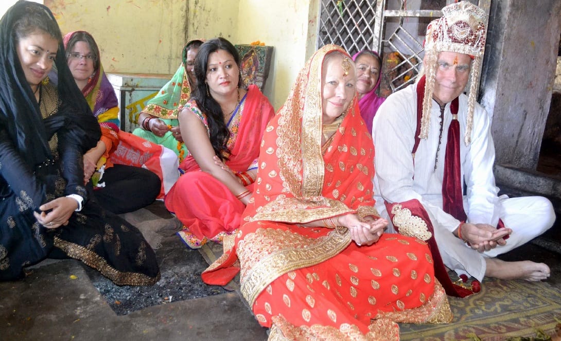 Unique Wedding Australian couple do marriage in india uttarakhand