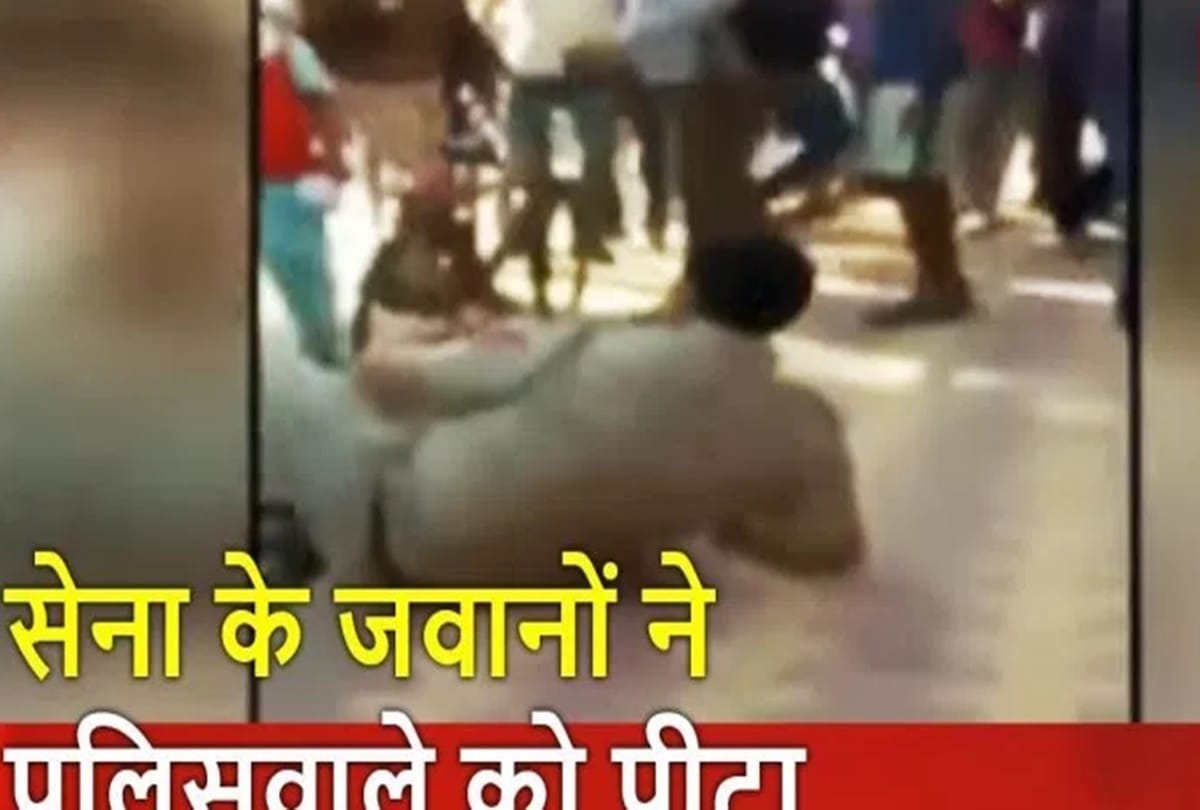 Delhi police personnel beaten due to argument with senior army officer 
