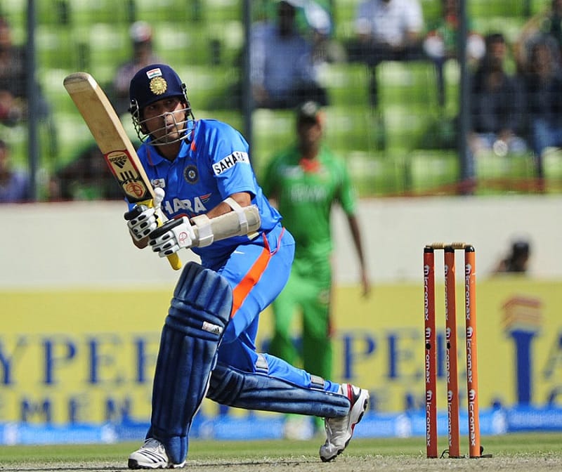 SACHIN TENDULKAR SCORED HIS 100TH CENTURY IN INTERNATIONAL CRICKET