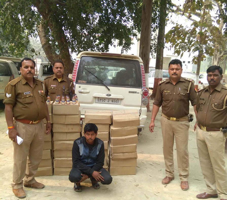 Smuggler arrested with huge amounts of alcohol