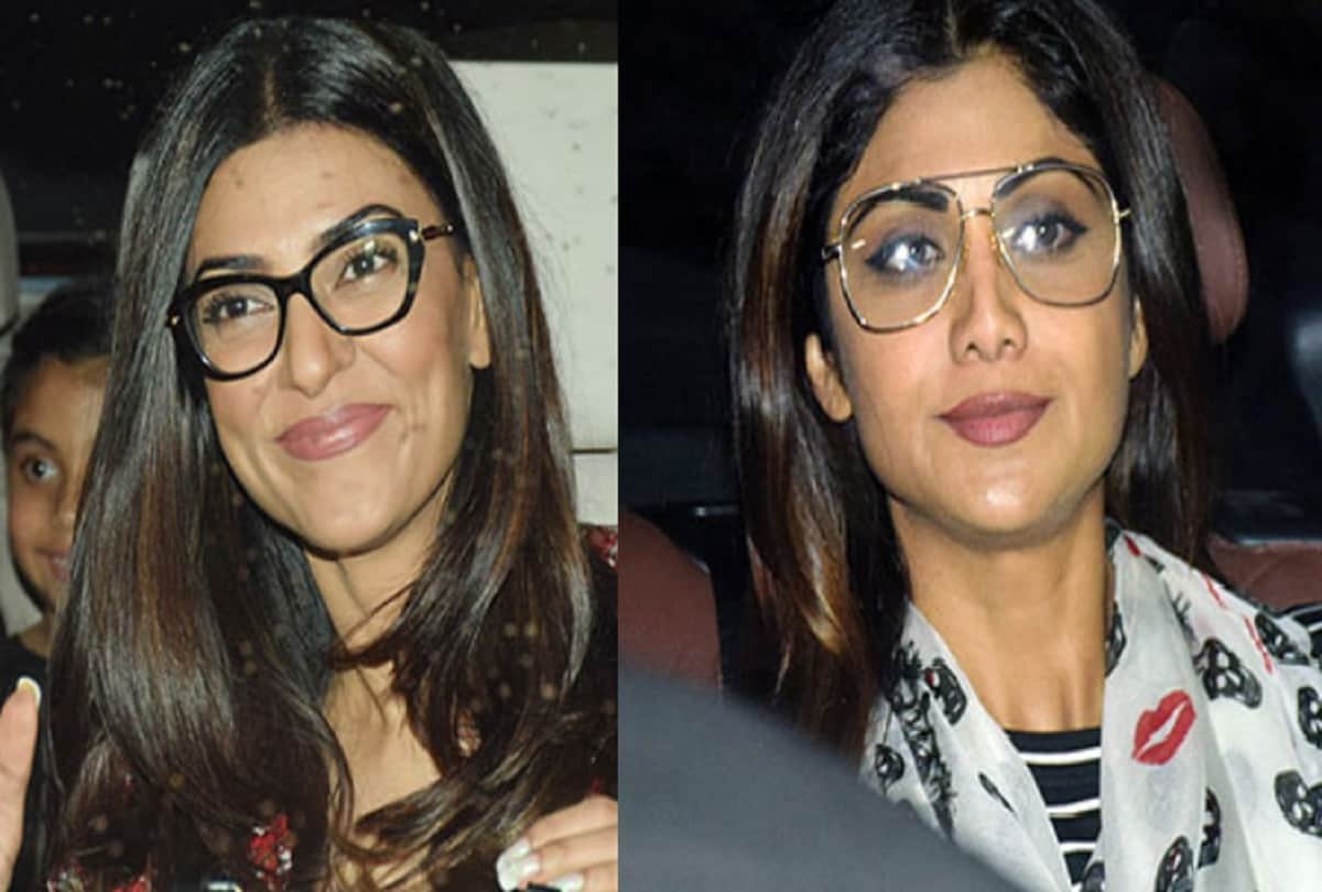 Boney Kapoor Sushmita Sen and Madhuri Dixit spotted Rani Mukerji Hichki film premiere