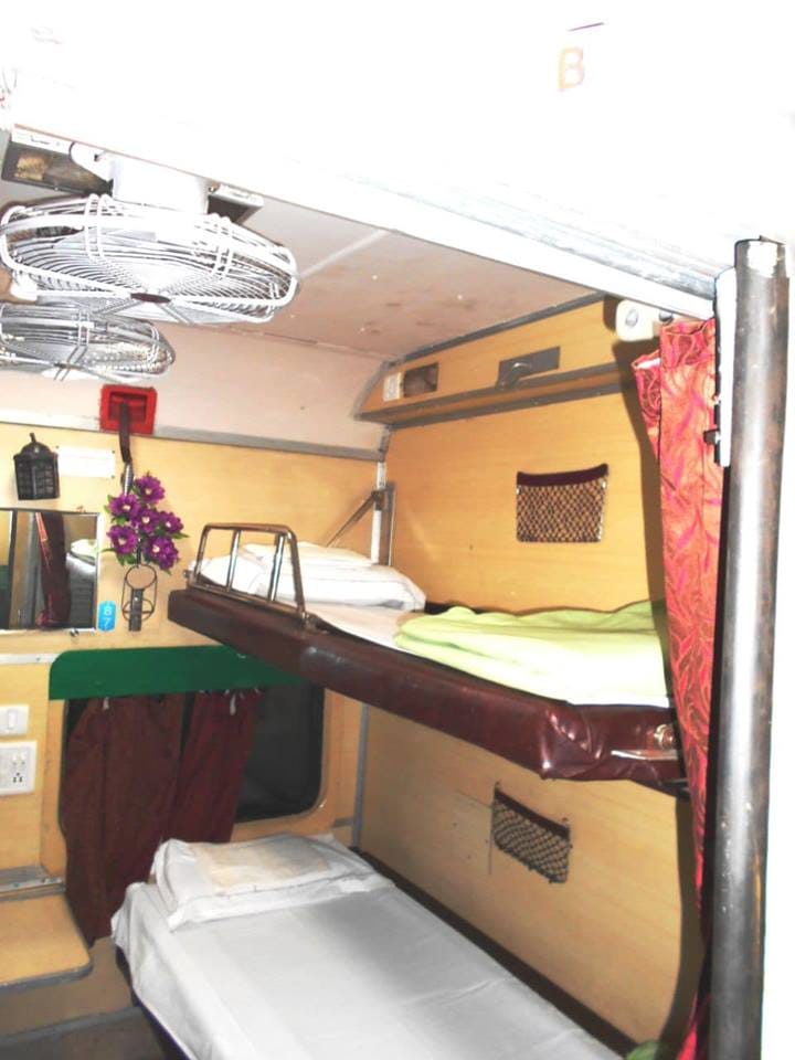 Train passengers get luxuries facility in Nanda Devi express