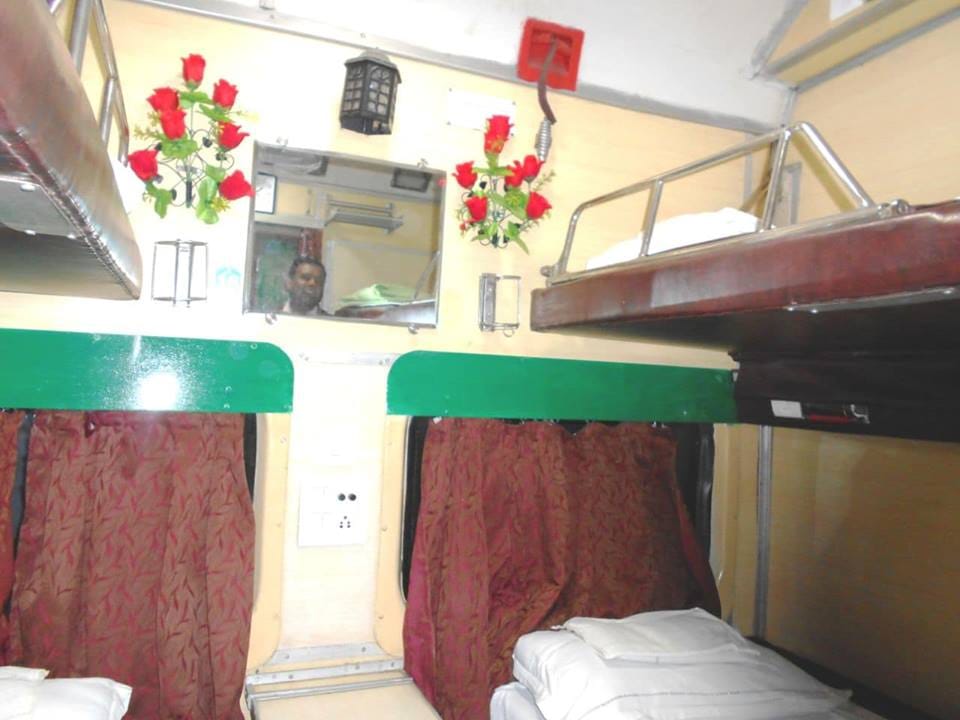 Train passengers get luxuries facility in Nanda Devi express