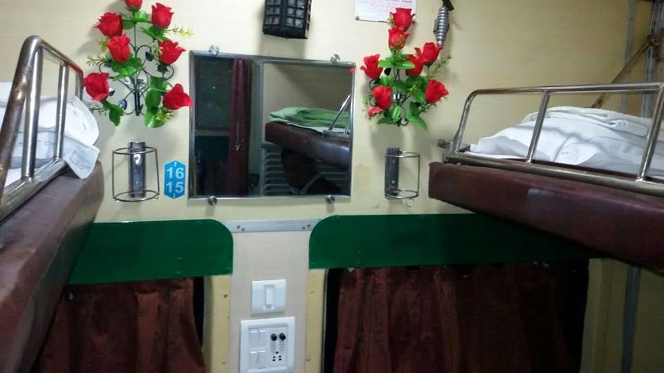 Train passengers get luxuries facility in Nanda Devi express
