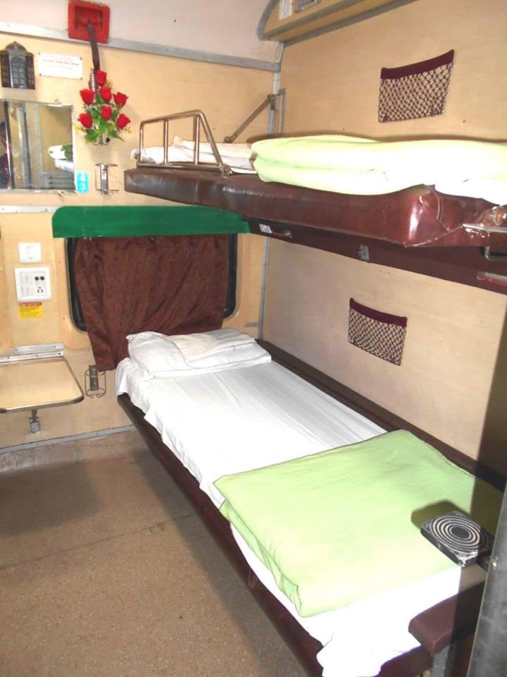 Train passengers get luxuries facility in Nanda Devi express