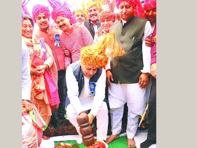 बैल पूजन से राज्य स्तरीय नलवाड़ी मेले का आगाज