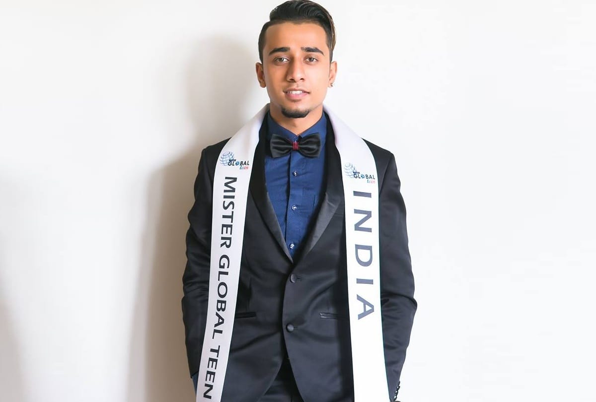 Bevin Attri participating in Mister Global Teen at Thailand