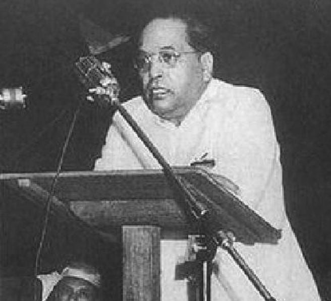 before sixty year ago bhim rao ambedkar come in agra