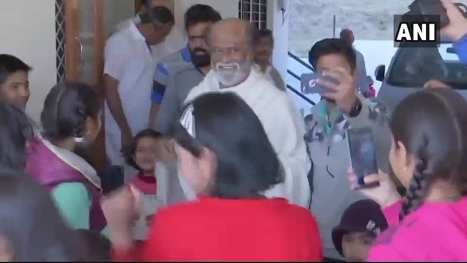 rajinikanth reached at dwarahat uttarakhand