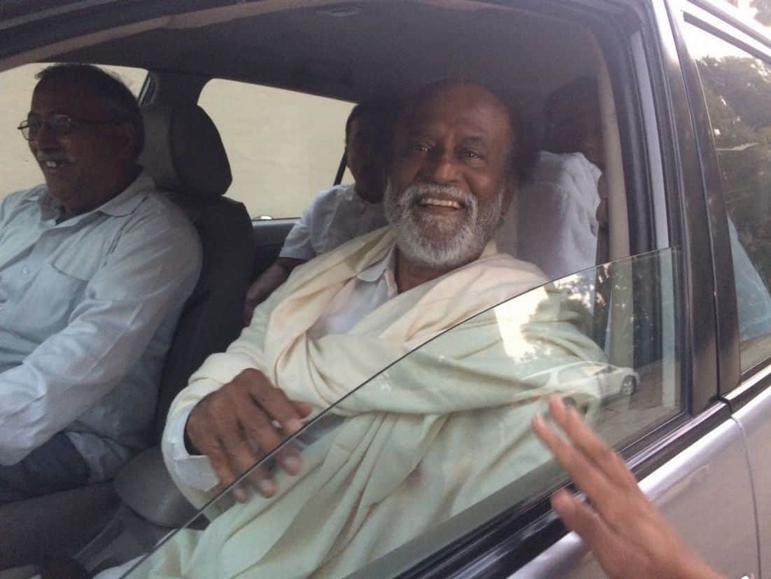 film star Rajinikanth unique gift by Fan