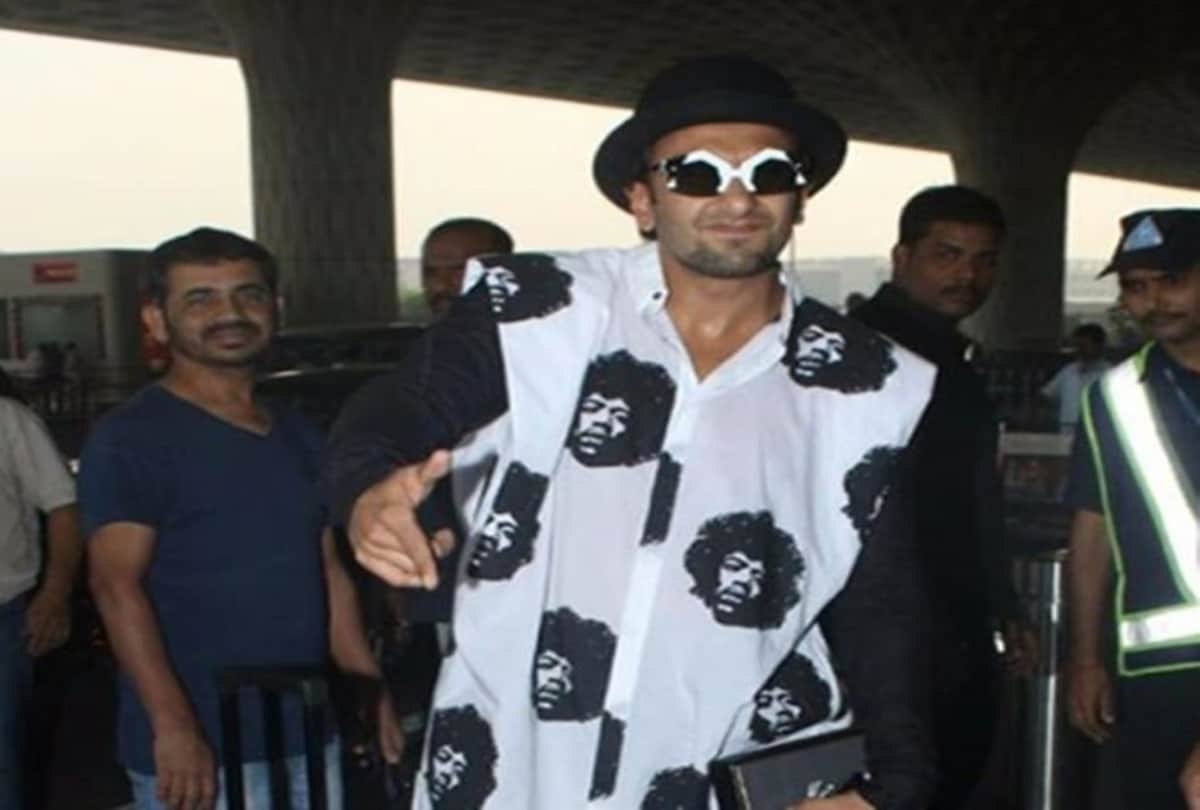 Ranveer Singh caught at mumbai airport in different dress