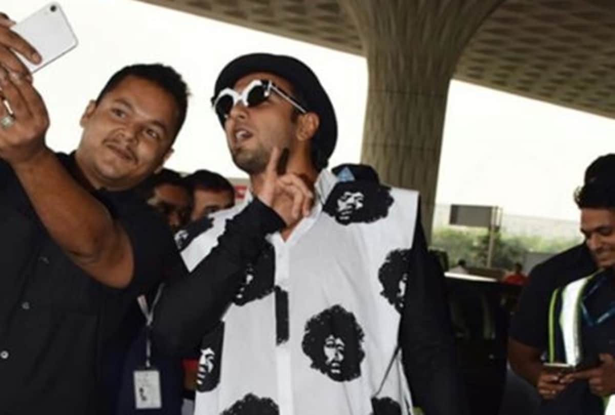 Ranveer Singh caught at mumbai airport in different dress